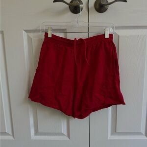 Iets Frans Red Lounge Shorts